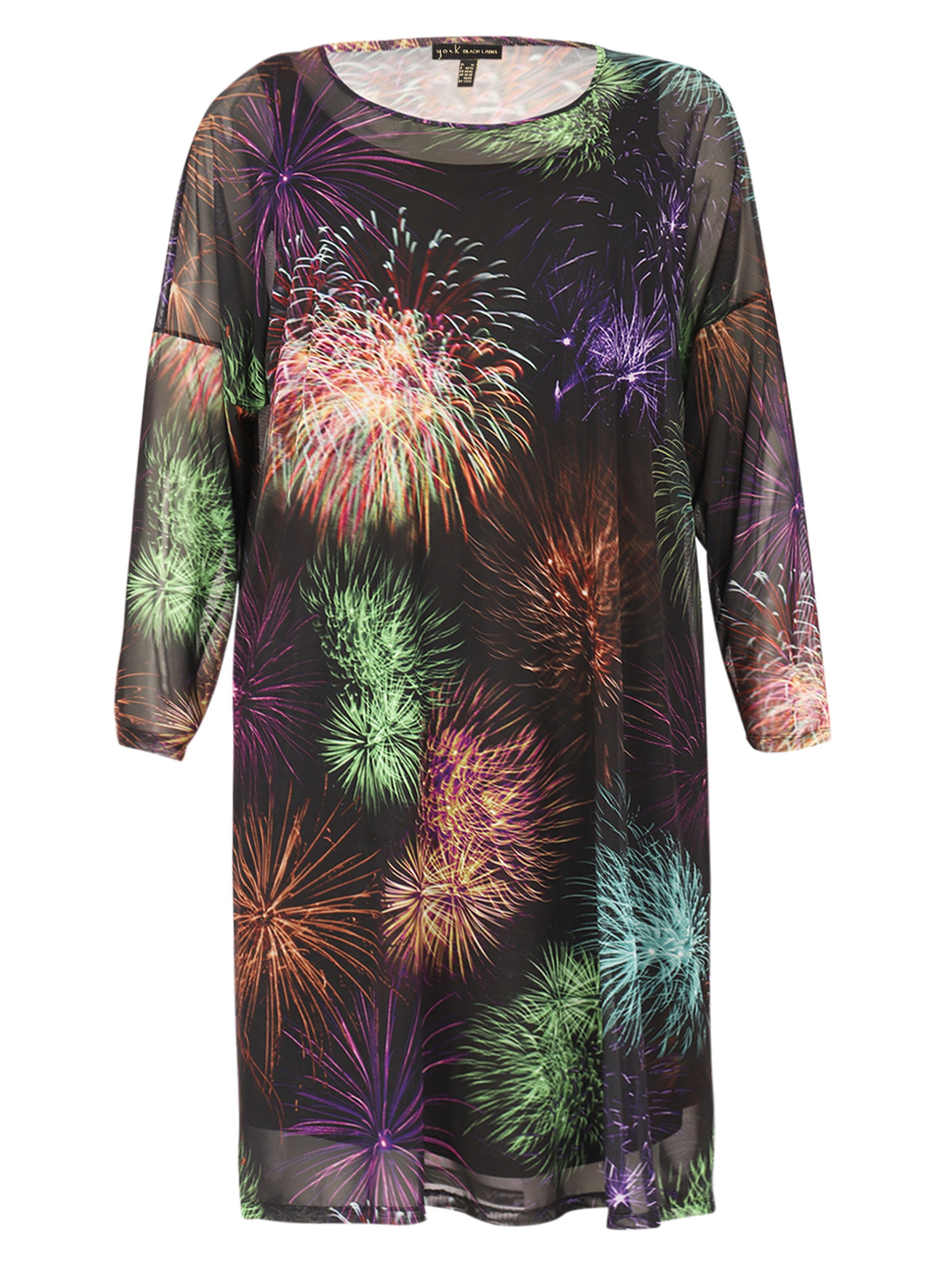 YOEK Jurk in Gemengde kleuren: voorkant