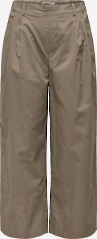 ONLY Pleat-front trousers 'ONLZora' in Grey: front