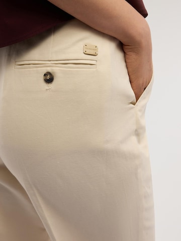Wide Leg Pantalon Trussardi en beige