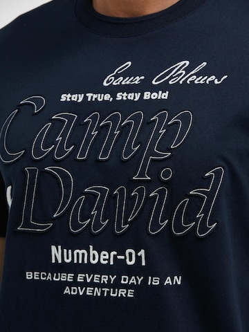 CAMP DAVID Μπλουζάκι σε μπλε