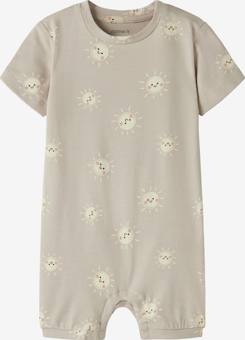 Barboteuse / body 'NBMVROELS' NAME IT en gris : devant