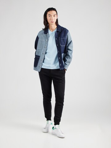 T-Shirt 'Toni' 19V69 ITALIA en bleu