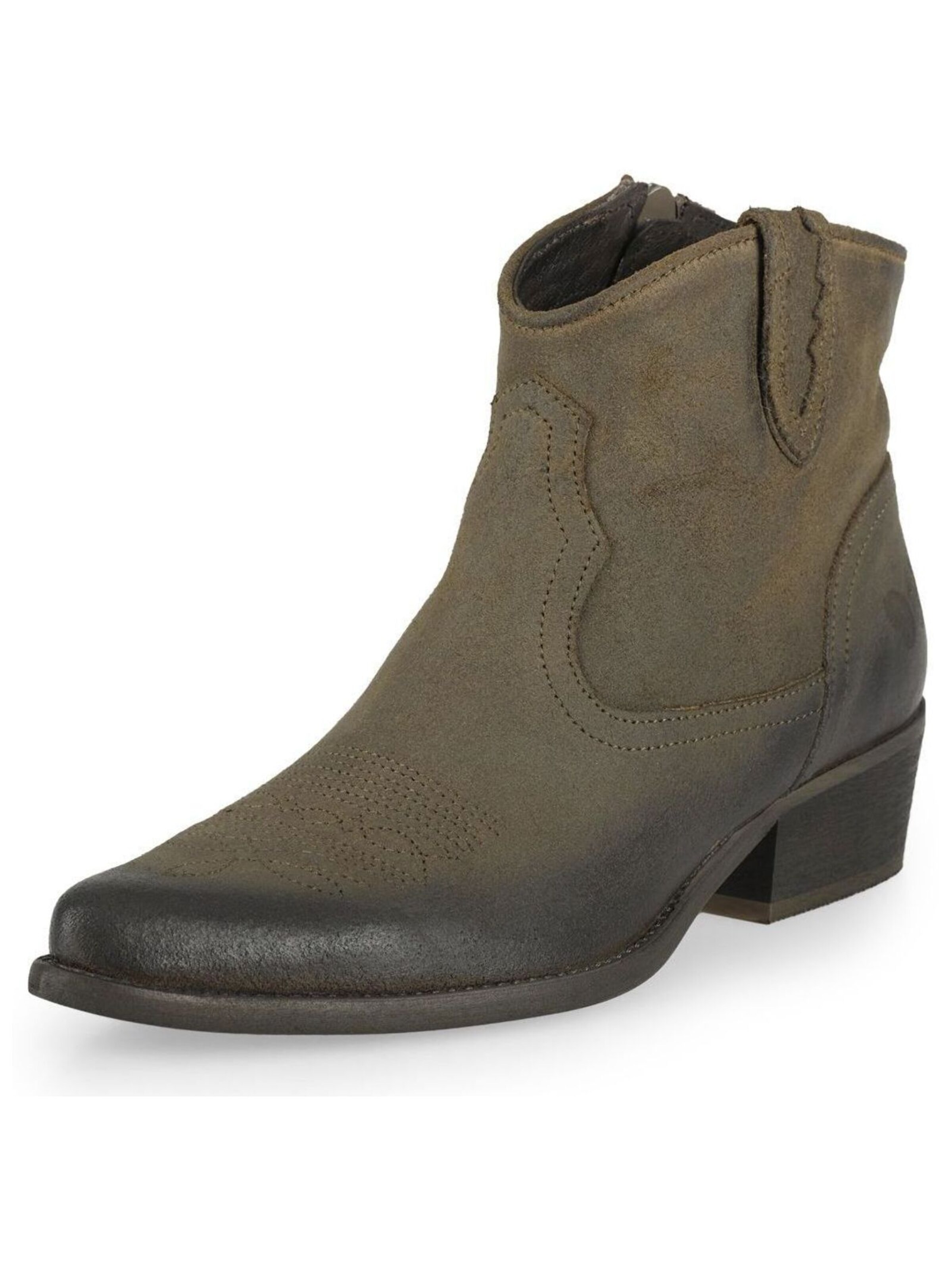 FELMINI Ankle Boots in Green: front