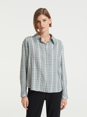 Camicia da donna 'Felpin' di OPUS in verde: frontale