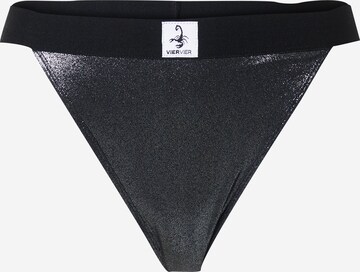 VIERVIER Thong 'Svea' in Black: front