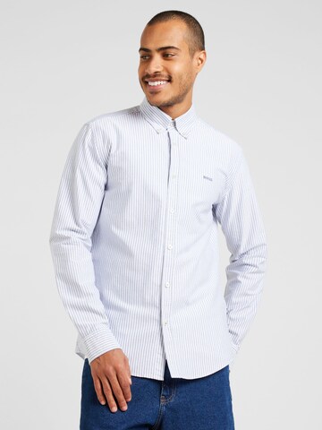 BOSS Slim fit Button Up Shirt 'H-ROAN-BD-E-C1-243' in Blue: front