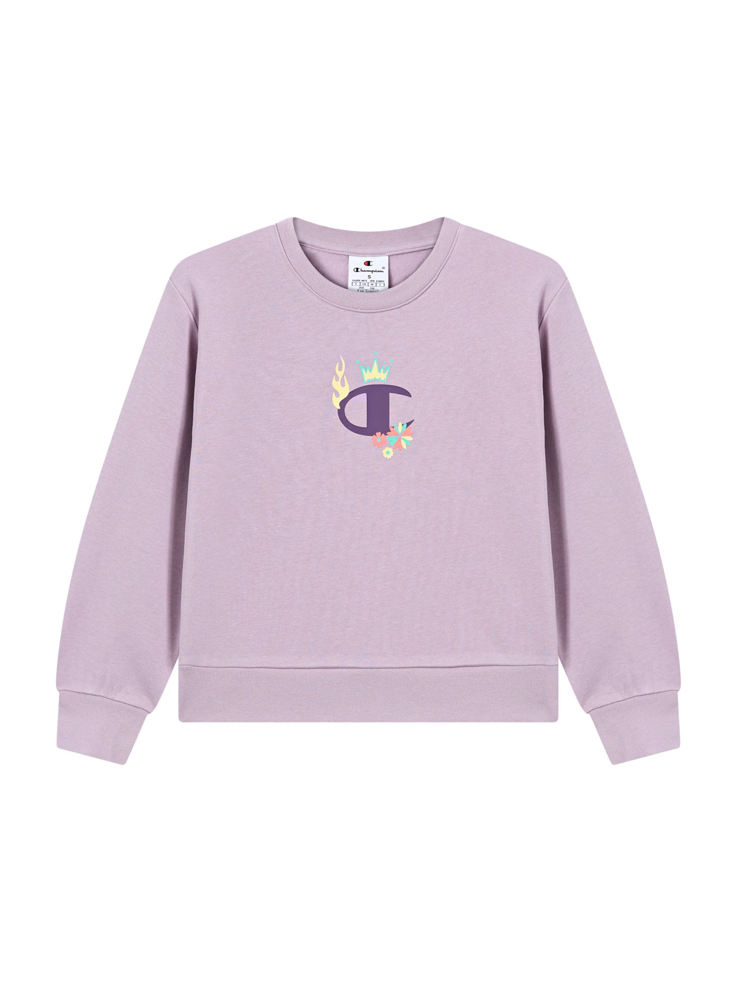 Champion Authentic Athletic Apparel Sweatshirt in Lila: Vorderseite