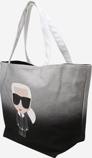 testszínű / szürke / fekete / fehér Karl Lagerfeld Shopper táska 'Ikonik', Termék nézet