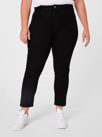 Cotton On Curve Slim fit Jeans in Black: front