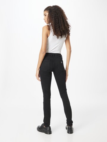 GUESS - Skinny Calças de ganga 'Annette' em preto