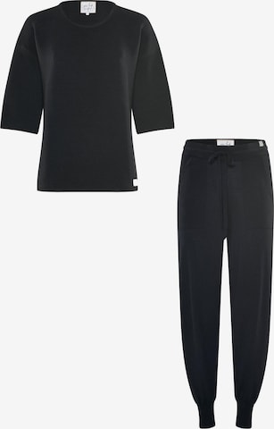 Tenue d'intérieur 'LOUNGEWEAR SET - Pullover Fay & Pants Bella' YOU LOOK PERFECT en noir : devant