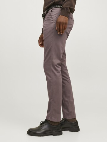 JACK & JONES Slimfit Hose 'JJMarco Bowie' in Lila