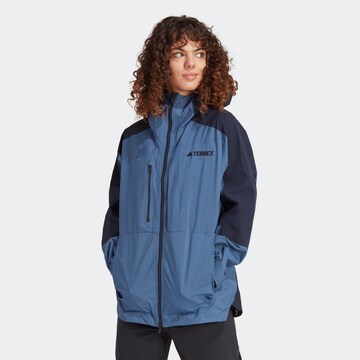 ADIDAS TERREX Outdoorjas in Blauw: voorkant