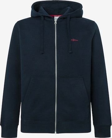 Giacca di felpa ' NEW JOE ' di Pepe Jeans in blu: frontale