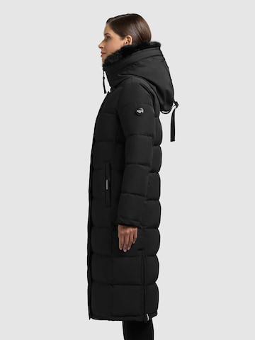 Manteau d’hiver 'Porde2' khujo en noir