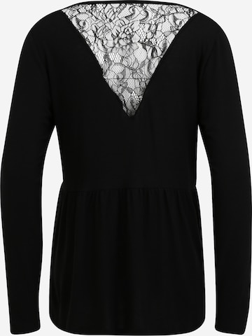 Mamalicious Curve Shirt in Zwart