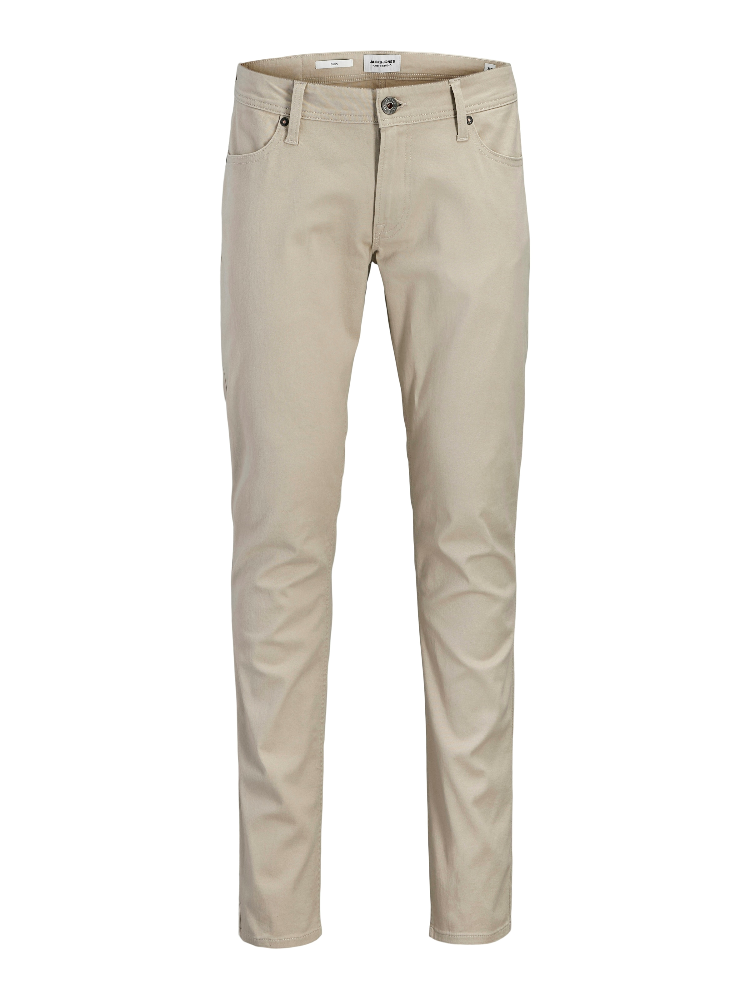 JACK & JONES Hose in Beige: Vorderseite