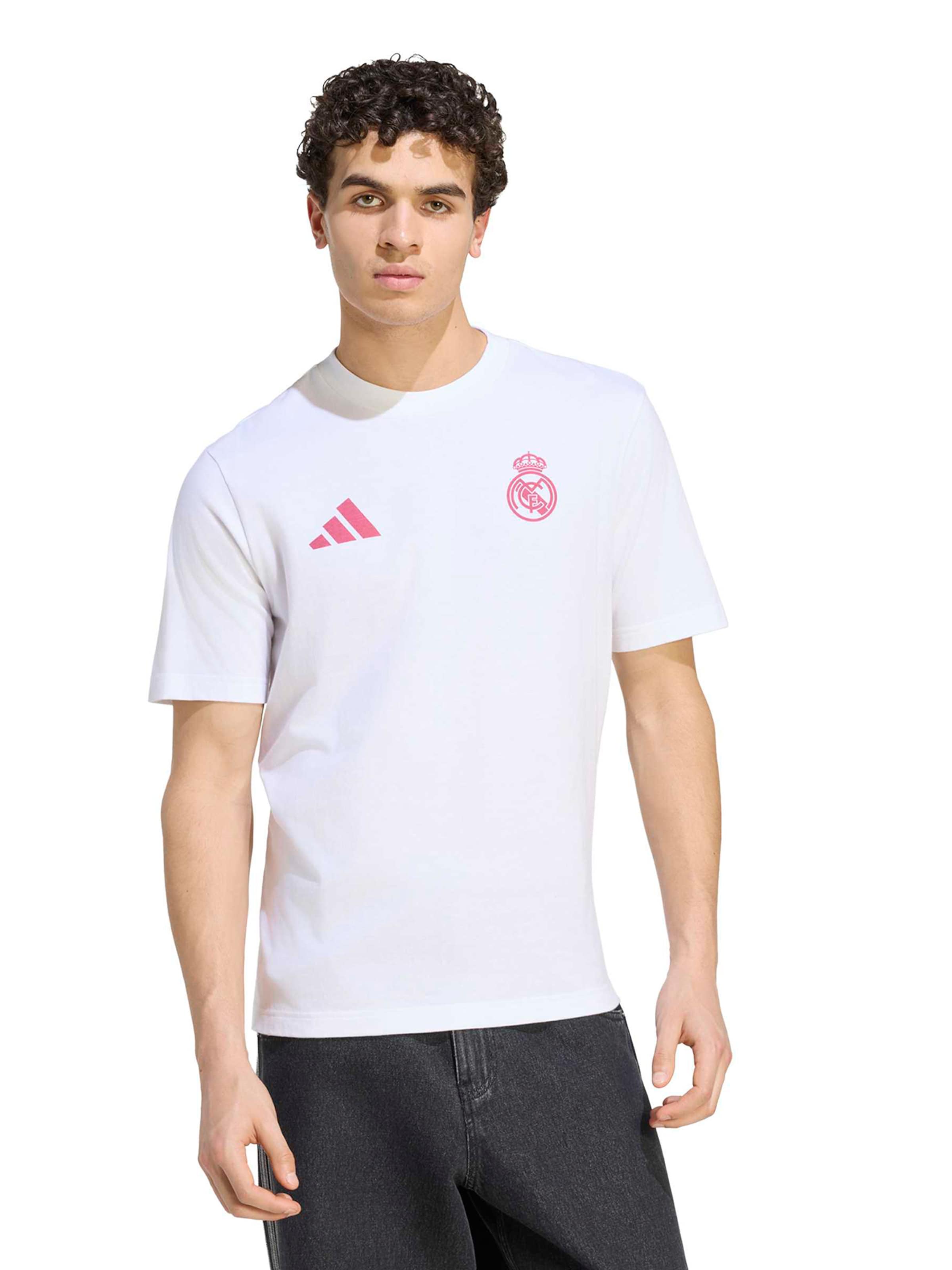 ADIDAS PERFORMANCE Функциональная футболка 'REAL SZN' в Белый