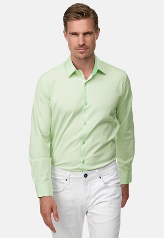 Rusty Neal Slim fit Button Up Shirt in Green: front