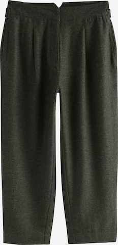 žalia Next Laisvas Klostuotos kelnės 'N. Premium': priekis