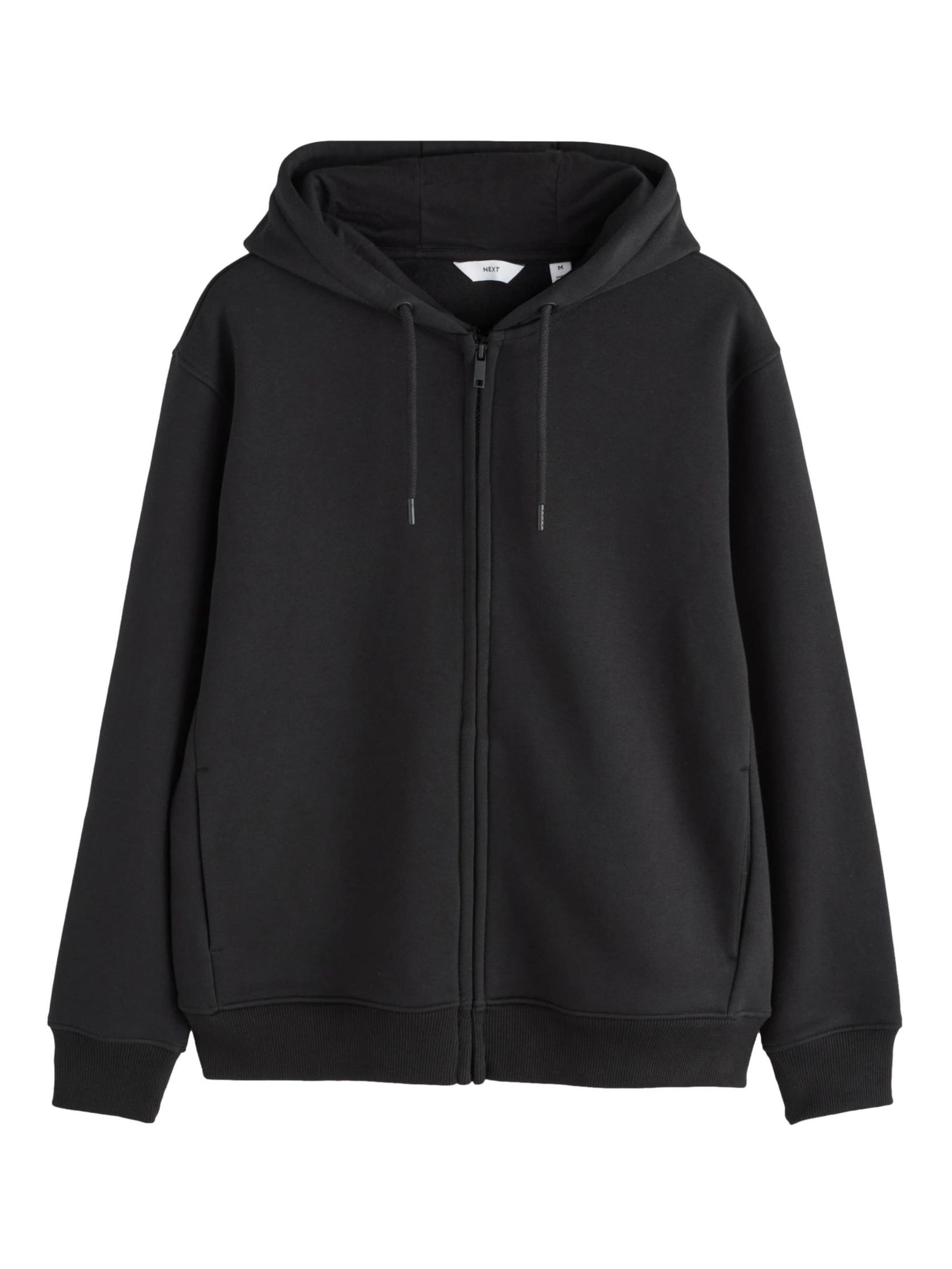 Veste de survêtement Next en noir : devant