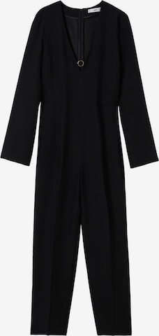 MANGO Jumpsuit 'Arande' in Zwart: voorkant