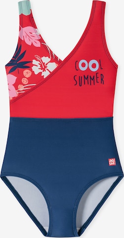 Maillot de bain 'Aqua Cat Zoe' SCHIESSER en bleu : devant