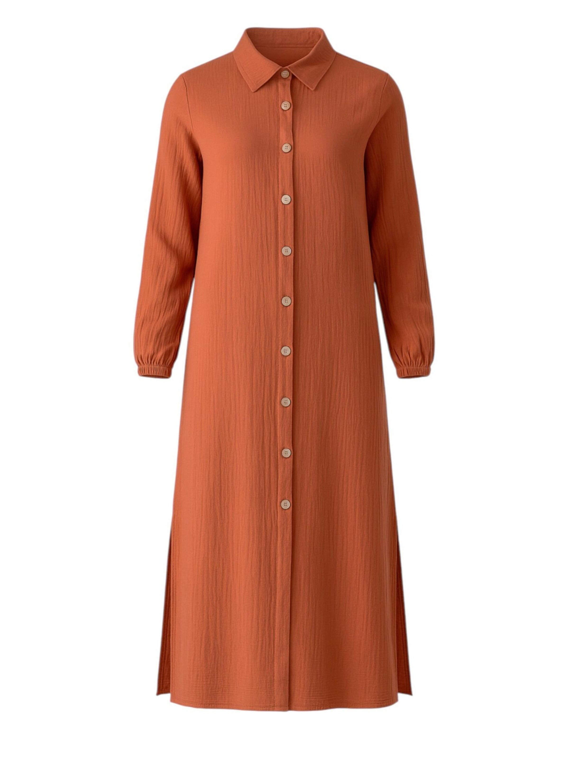 Chemisier 'Nergis' WENOR en rouge : devant