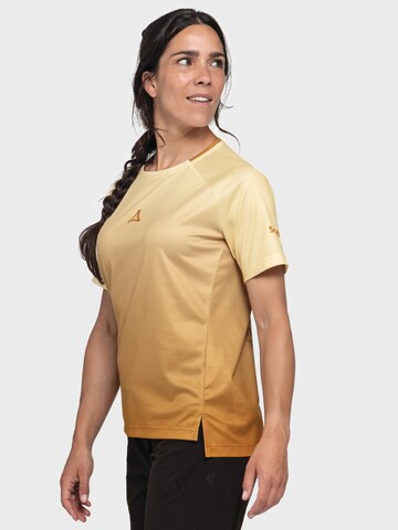 T-shirt fonctionnel ' Bike Shirt Style Koitere WMS ' Schöffel en jaune