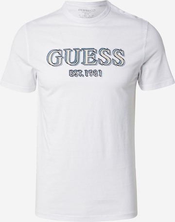GUESS Koszulka w kolorze biały: przód
