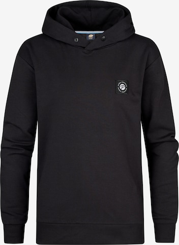 Petrol Industries Sweatshirt 'Tropical' in Schwarz: Vorderseite