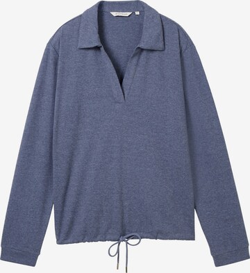 TOM TAILOR Sweatshirt in Blauw: voorkant