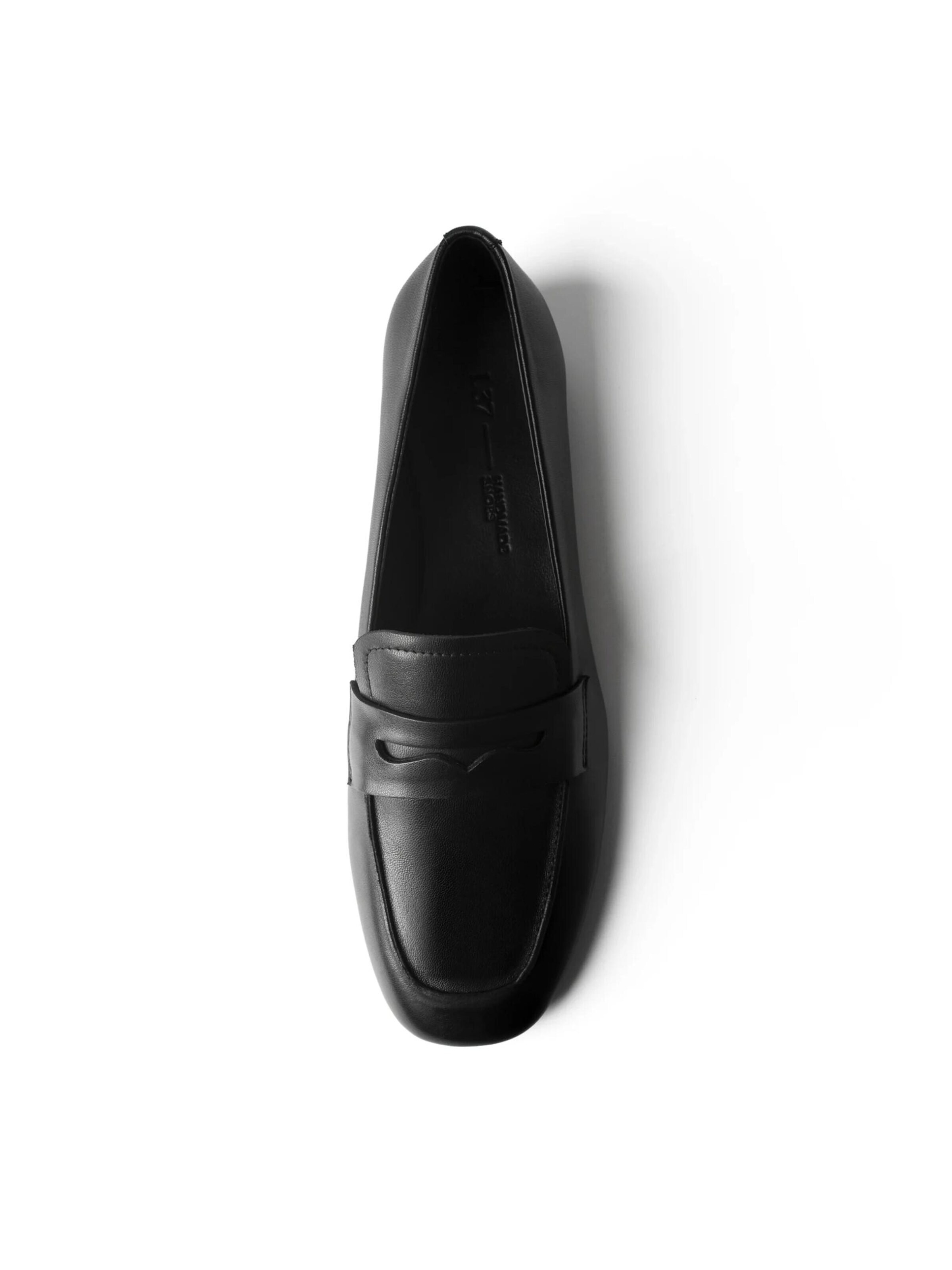 L37 HANDMADE SHOES Mokassin 'QUIET WINTER MORNING' i sort