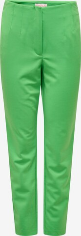 Coupe slim Pantalon 'JADA-MERLE' ONLY en vert : devant