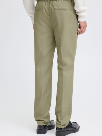 Casual Friday - Loosefit Calças chino 'CFMarc Linen Mix' em castanho