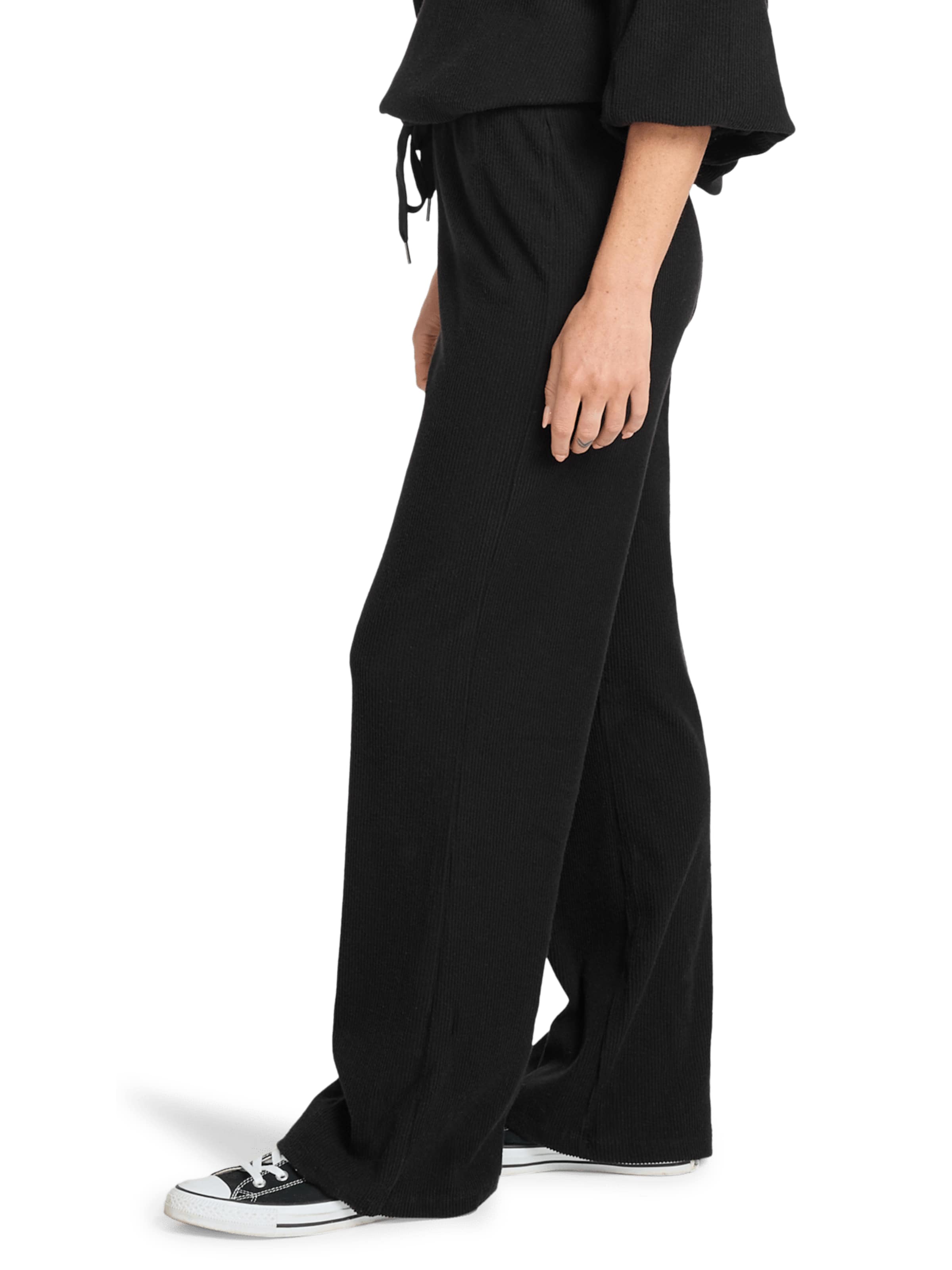 BILLABONG Wide Leg Hose 'Keep It Straight' in Schwarz