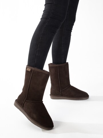 Minnetonka Snow boots 'Olympia' in Brown