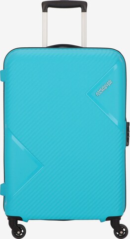 Valisette American Tourister en bleu : devant