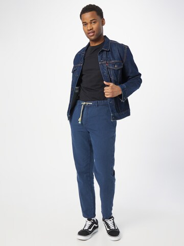 SCOTCH & SODA Tapered Byxa 'THE DRIFT' i blå