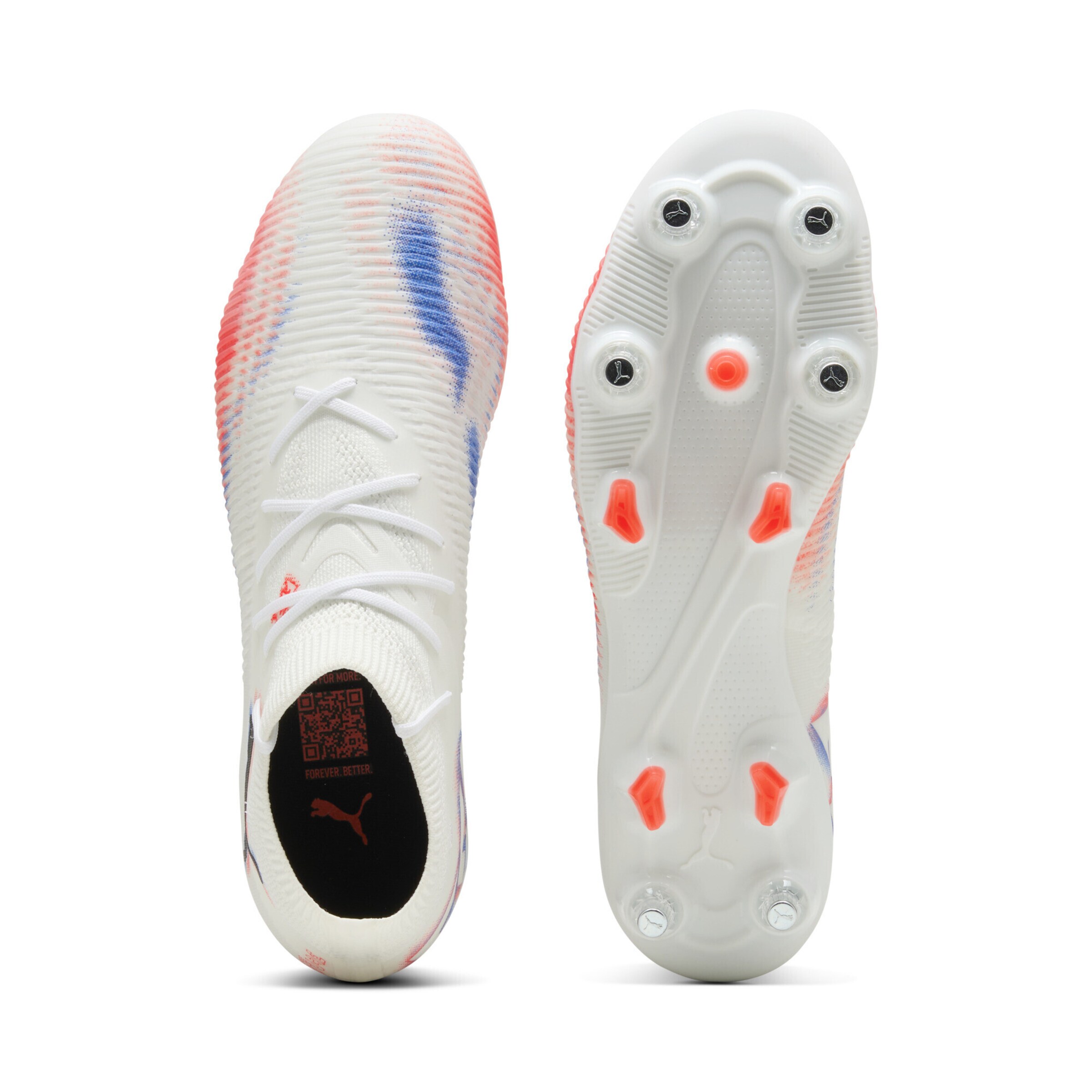 Chaussure de foot 'Future 8 Match' PUMA en blanc