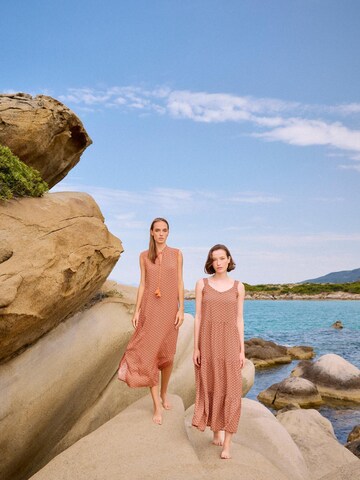 Pink Label Zomerjurk in Bruin