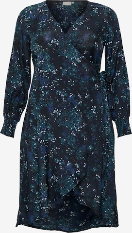 Robe 'Veronica' KAFFE CURVE en bleu : devant