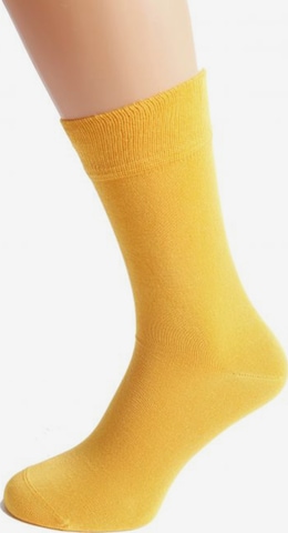 Sokisahtel Sukat 'TAUNO men's socks' värissä keltainen: etupuoli
