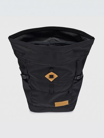 JANSPORT Rugzak 'Hatchet Rolltop Black -- Unisex Black Backpack' in Zwart