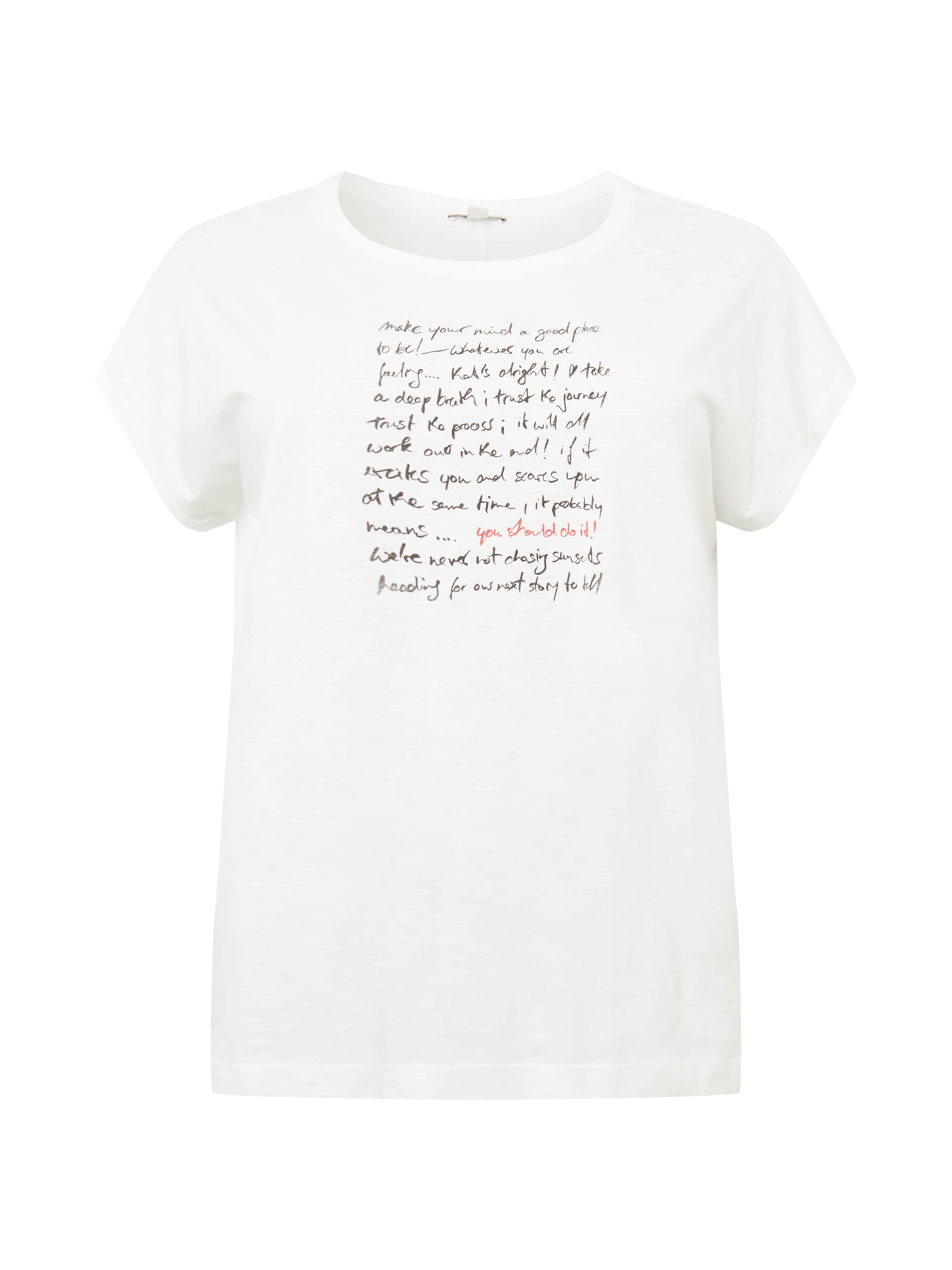 Frauen Shirts & Tops Esprit Curves T-Shirt in Offwhite - XL98419