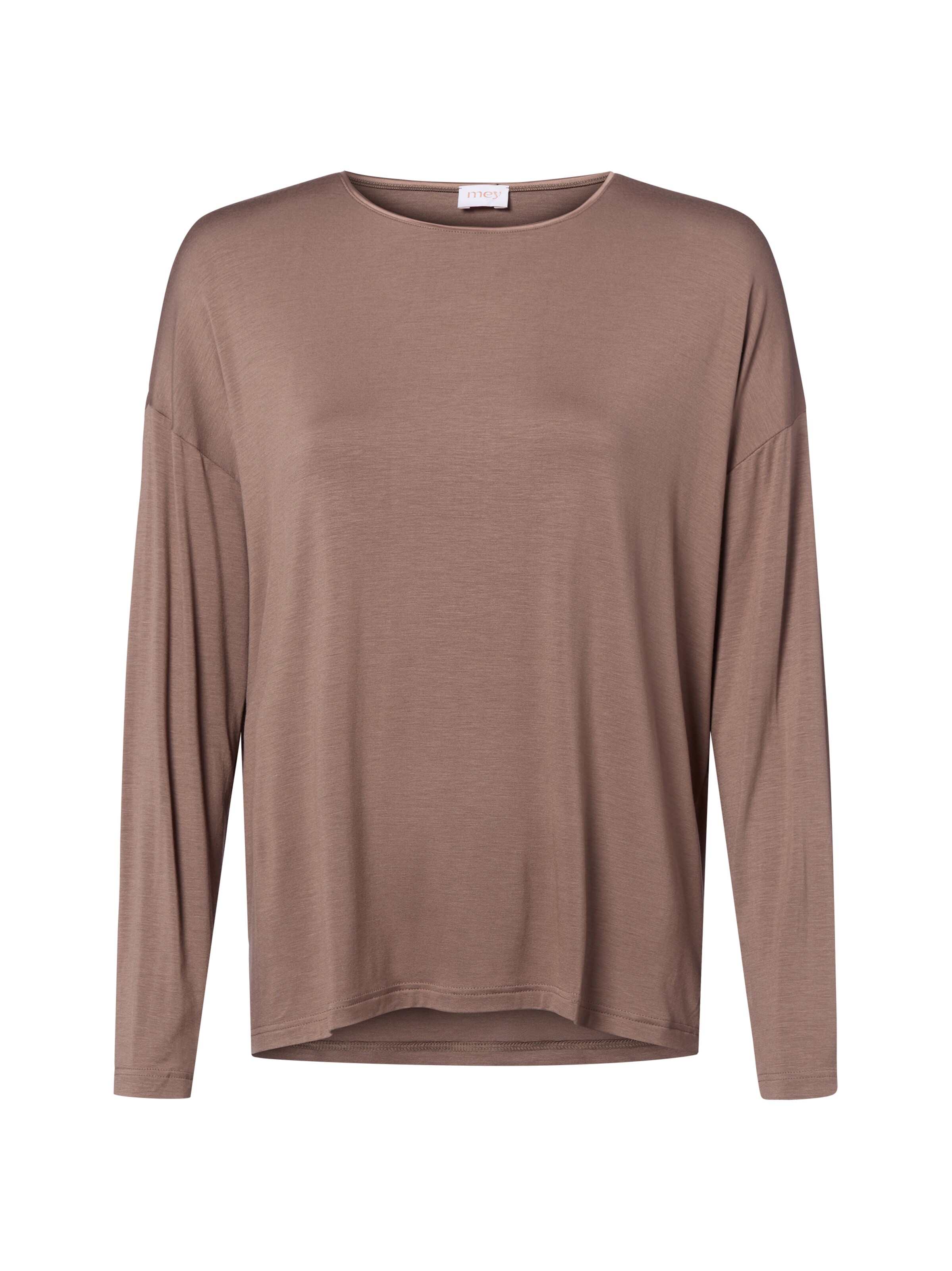 Mey Schlafshirt 'Pure Chic' in Braun: Vorderseite