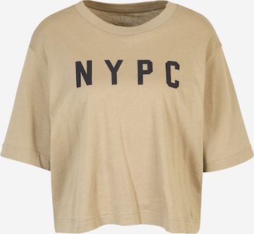 GAP T-Shirt 'NYPC' in Beige: predná strana