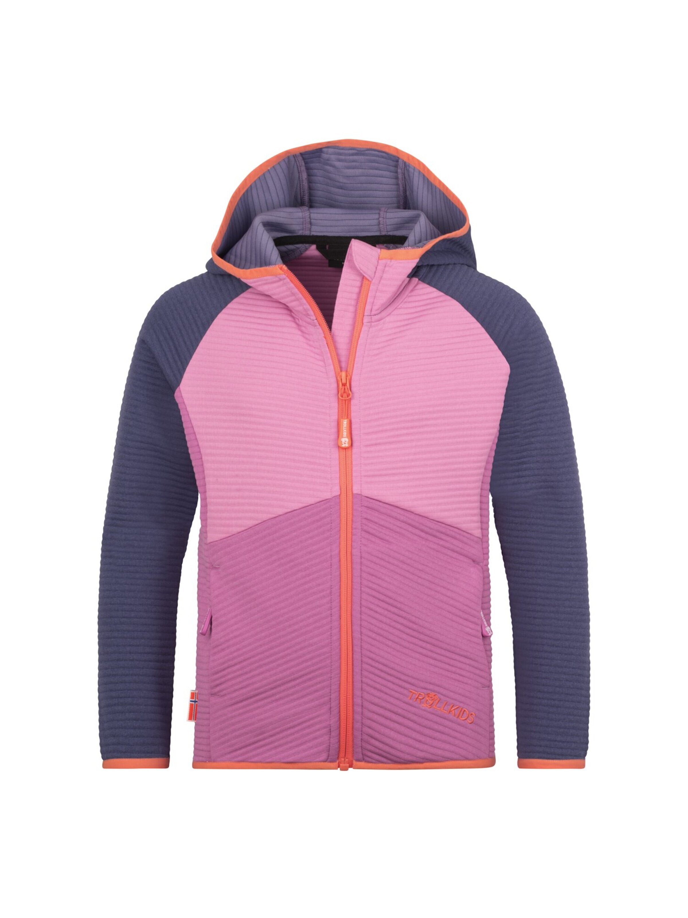 TROLLKIDS Fleece Jacket in Purple: front