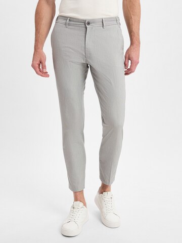DRYKORN Slim fit Trousers 'Ajend' in Grey: front