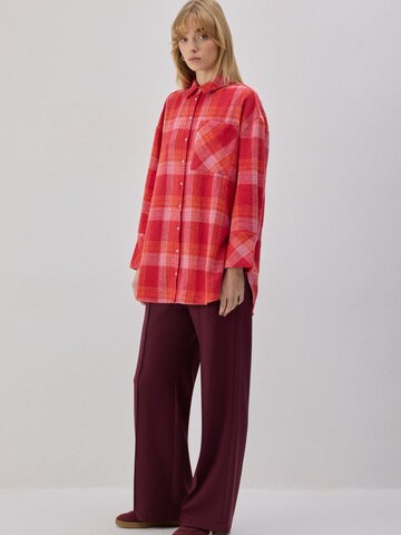 Touché Privé Shirt 'Lumberships Shirt'‌‌‌‌‌‌ in Rot